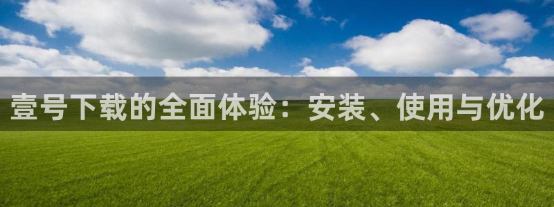 壹号下载的全面体验：安装、使用与优化